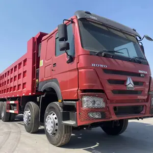 Sinotruk Howo yeni durum serisi damperli kamyon 8x4 400hp büyük taş ve sand2 için 12 Wheeler ulaşım DAMPERLİ KAMYON