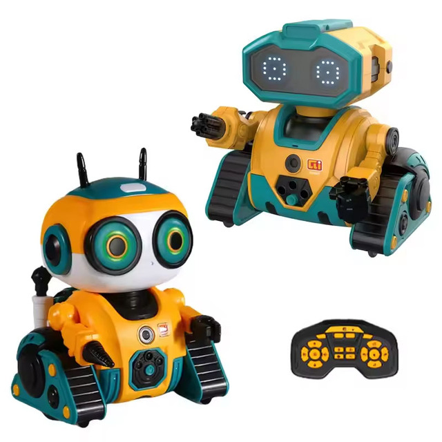 2.4G Remote Control Intelligent Sensing Interactive Robot Multifunctional Programming RC Robot Children Companion Electronic Toy