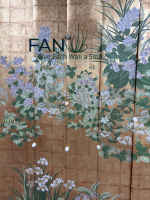 Papier peint peint à la main avec feuille d'or carrée faite à la main
