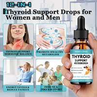 Gouttes de supplément thyroïdien de qualité industrielle : Antioxydant, stimulant de la santé, favorisant l'énergie et le métabolisme, pour une thyroïde saine