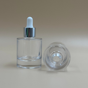 Botella de Vidrio con Gotero de Fondo Grueso de 50 ml, Envase Vacío para Aceites Esenciales, Cilindro Serigrafiado - Product Image 5