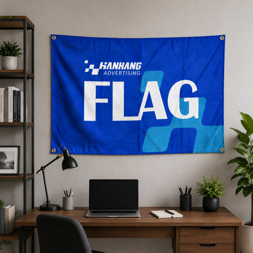 Custom Any Size Standard Advertising 3x5 Flags Promotion White ...