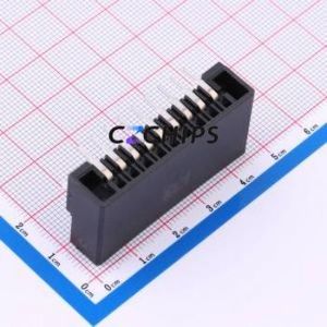 HC-3810-9AW-05 Wire-to-Board Pin Header Bent Lead Through Hole,P=3.81mm Connector 1x9P 3.81mm Right Angle Insert 9P - Product Image 2