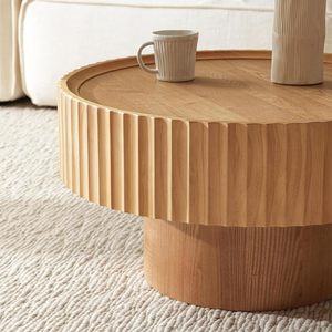 Tavolino Rustico Senwell <span class=keywords><strong>in</strong></span> <span class=keywords><strong>Legno</strong></span>, Design Moderno, Arredamento per Soggiorno <span class=keywords><strong>in</strong></span> <span class=keywords><strong>Legno</strong></span> <span class=keywords><strong>Naturale</strong></span>, <span class=keywords><strong>Mobili</strong></span> per Uso Domestico, Vendita all'Ingrosso - Product Image 6