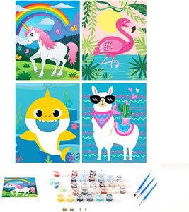 All'ingrosso paint party kit pittura su tela colori disegno con numeri <span class=keywords><strong>tele</strong></span> per <span class=keywords><strong>dipingere</strong></span> con numeri - Product Image 2