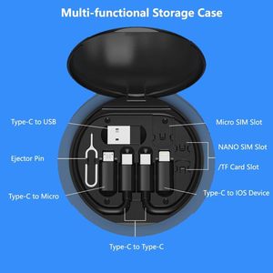 6 in 1 <b>USB</b> Cable Multifunctional Travel Charging Cable <b>Adapter</b> <b>USB</b> & Type-<b>C</b> OTG Hub Suit with Data Charger Cable for Phone - Product Image 3