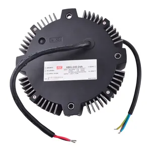 MW Mean Well HBG-240-24A 24V10A 240W Constant Voltage And Constant Current LED Driver Built In Active PFC Function