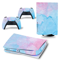 Ensemble complet d'autocollants pour PS5 Film de protection Disc Edition Decal Cover For PS5 Console Controller Skin Sticker