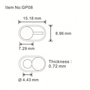 Promotional Webcam Cover for <b>Smart</b> Phone Mobile Phone Webcam Slider Cover OEM ODM Service Factory Direct Supply - Product Image 3