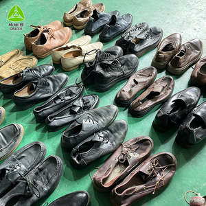 Scarpe in Pelle Usate da Uomo GRACER Direttamente dalla Fabbrica per Ufficio e Carriera Tutte le Stagioni Stili e Taglie Misti Ordine Minimo 25kg - Product Image 3