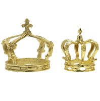 Couronne décorative en aluminium, vente en gros, luxe, mariage, fête, décoration de la maison