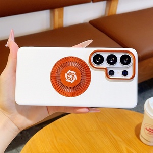 Business Magnetic PU Leather <b>Phone</b> Case for Samsung S26 S24 S25 Ultra Plus With Metal Heat Dissipation Hole Shockproof Cover - Product Image 5