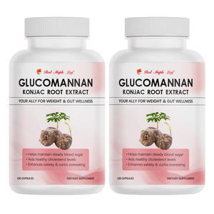 Capsules d'extrait de racine de konjac Glucomannane - Gestion du poids, soutien de la glycémie et santé intestinale, 120 capsules - Product Image 2