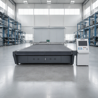 Mesin Pemotong Kain Terpal Otomatis Kombinasi untuk Karpet Tenda, Meja Pemotong CNC Digital, Mesin Pembuat Plotter