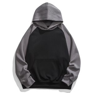 Sweat à capuche brodé personnalisé Sweatshirts à capuche unisexes en polyester surdimensionnés à épaules tombantes Sweatshirts à capuche avec logo personnalisé - Product Image 5