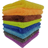 Serviette de lavage de voiture en microfibre, tissée, épaisse et absorbante, outil pour le nettoyage de la voiture