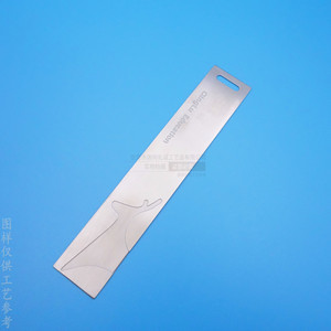 Metal <b>Bookmarks</b> Brushed Stainless Steel 100mm Embossing Logo School Stationery Gift Tags - Product Image 2