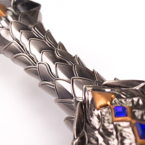 Espada de Garra de Dragón Frostmournful de World of <span class=keywords><strong>Warcraft</strong></span>, Espada Totalmente Metálica de 108 cm, 4 kg, Modelo de Arma, Decoración del Hogar, Artículo CSO para Exhibición - Product Image 4