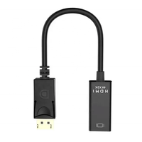 Câble adaptateur convertisseur HDTV mâle vers DP neuf, 1,8 m, 2 m, 5 m, 15 m, sortie 4K 8K UHD pour ordinateur portable et téléviseur