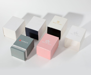 Boîte <span class=keywords><strong>cadeau</strong></span> de haute qualité avec couvercle et base, avec insert, pour bracelets de montre pour femmes, personnalisable, en gros, bon marché, pour <span class=keywords><strong>couple</strong></span> - Product Image 4