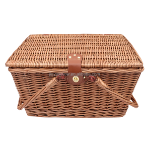 Cesta de Regalo de <span class=keywords><strong>Mimbre</strong></span> Hecha a Mano JY, Económica, con Diseño de Frutas y Ángeles, Cesta de Picnic en Varios Tamaños, al por Mayor - Product Image 4