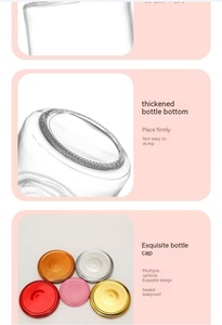 Frascos de vidrio transparente personalizados de 350ml con tapas TW negras, mantequilla de maní vacíos para contenedores de almacenamiento, salsa de tomate y chile picante - Product Image 5