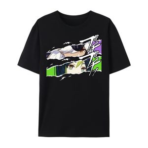 Genshin Impact Short Crew Neck Letter Print Summer T Shirt Tops Crew Neck T Shirts Camisetas de manga corta Casual - Product Image 2