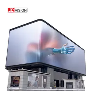 شاشة عرض LED من JCVISION PH10 ثلاثية الأبعاد يمكن رؤيتها بالعين مباشرة شاشة عرض LED بألوان كاملة للأماكن الخارجية P2.5 P3 P4 P5 P6 P8 شاشة LED ثلاثية الأبعاد