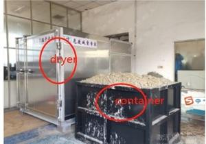 Secador de lodo contenedor de baja temperatura de alta calidad utilizado en planta de tratamiento de aguas residuales de aceite de palma - Product Image 3