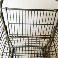 Chariot de courses DIKA 2026, style européen, pliable, en acier zingué, pour supermarché, vente chaude
