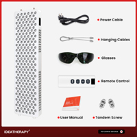 IDEATHERAPY RLPRO300 Appareil de luminothérapie à 9 longueurs d'onde OEM/ODM, Panneau de luminothérapie infrarouge, Panneau de luminothérapie rouge