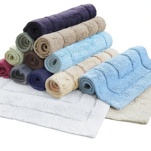 Hot Luxury Pure Cotton Tufted Bath Mats Long Durable Bathroom <b>Floor</b> Mat Quality Assurance Wholesale Prices <b>Machine</b> Made ITHL - Product Image 1