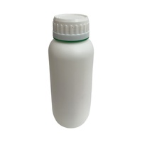 Bouteille en plastique HDPE de 500 à 1000 ml avec poignée latérale, prise en main ergonomique, surface mate, couleur personnalisée, conteneur vide pour usage chimique