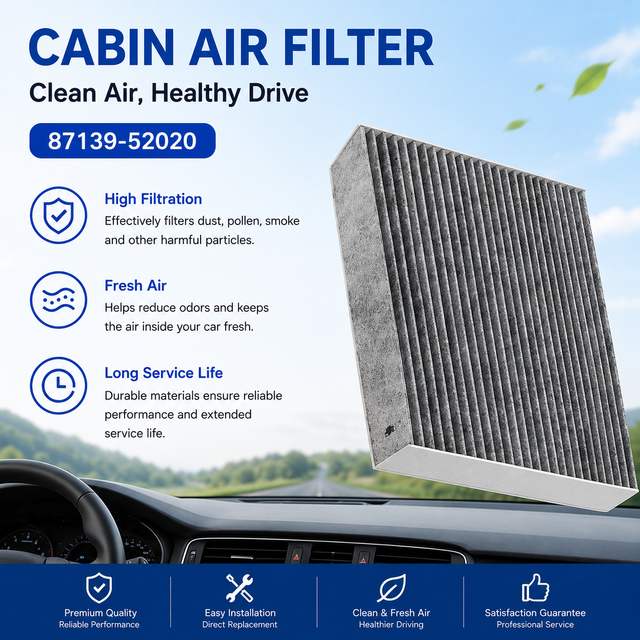 High Quality Car AC Filter 87139-06050 87139-07010 87139-07020 87139-YZZ10  Automobile Cabin Air Filter for Toyota Lexus