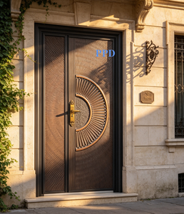 Puerta <span class=keywords><strong>de</strong></span> Entrada <span class=keywords><strong>de</strong></span> Aluminio Personalizada <span class=keywords><strong>de</strong></span> Moda PHIPULO, Puerta Artesanal Hecha a <span class=keywords><strong>Mano</strong></span>, Puerta <span class=keywords><strong>de</strong></span> Entrada Principal <span class=keywords><strong>de</strong></span> Lujo para el Hogar - Product Image 1