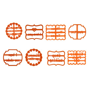 Forme <span class=keywords><strong>de</strong></span> emporte-pièces drôles avec des phrases amusantes et irrévérencieuses Moules à biscuits avec des <span class=keywords><strong>mots</strong></span> <span class=keywords><strong>de</strong></span> souhait pour la cuisson pour les fournitures <span class=keywords><strong>de</strong></span> bricolage <span class=keywords><strong>de</strong></span> cuisine - Product Image 2