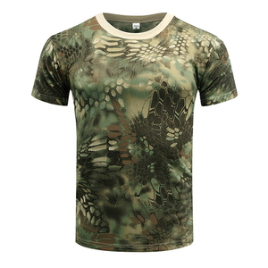 Camisetas Deportivas Transpirables de Verano DF131, Mangas Cortas, 3 Colores, Camuflaje Desértico - Product Image 3