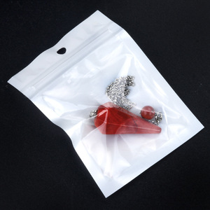 Pendolo in Pietra Curativa Sfaccettata di Quarzo Rosa con Catena per Divinazione Reiki e Yoga - Product Image 4