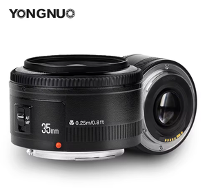 Objectif grand angle à focale fixe automatique YONGNUO YN35mm F2 F2C F2N à grande ouverture pour appareils photo Canon 450D 550D 650D <span class=keywords><strong>Nikon</strong></span> D7100 <span class=keywords><strong>D3200</strong></span> - Product Image 2