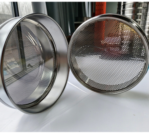 Perforated Plate Test Sieve 200mm Diameter Stainless Steel Perforated <b>Mesh</b> Laboratory Sieve for Particle Size Analysis - Product Image 6
