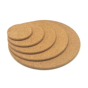 Custom Print Round Natural <strong>Cork</strong> Hot Pads <strong>Cork</strong> <strong>Trivet</strong> - Product Image 1