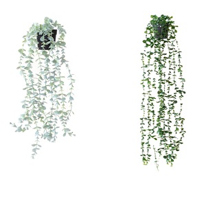 Soft Goose Artificial Hanging <b>Vine</b> Plant 56-80cm Plastic Eucalyptus Style For Home Balcony Decoration - Product Image 2