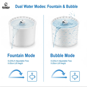 Tempat Minum Anjing Otomatis USB, Dispenser Air Super Senyap, Pemberi Makan Otomatis, Perlengkapan Produk Hewan Peliharaan - Product Image 2