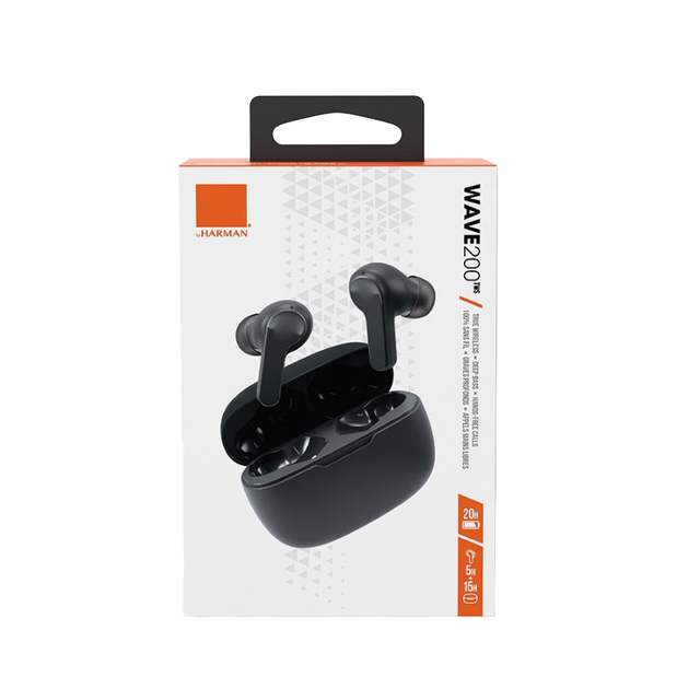 Wave200 TWS True Wireless JL Chipset LED Half In-Ear Earphones ANC for 5.0 IPX7 Waterproof for Music Sports