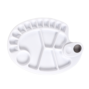 ถาดผสมสีน้ำพลาสติกสำหรับวาดภาพศิลปะแบบมืออาชีพ ยี่ห้อ Foska รุ่นคลาสสิก พาเลทแบบพกพาสำหรับศิลปิน - Product Image 1