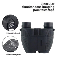 New Portable Concert Telescope High Magnification HD Porro Telescope Outdoor Tourism Sightseeing Children's Binoculars 10x25