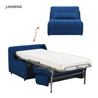 Canapé-lit convertible moderne en tissu pliable pour hôtel, idéal pour mini-appartement, salon, gain de place, canapé-lit simple pour bureau