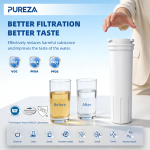 Cartouche de filtre à eau de réfrigérateur de taille de pores de 0.5 um au meilleur prix pour <span class=keywords><strong>Fisher</strong></span> & Paykel 836848/836860/E522B - Product Image 5