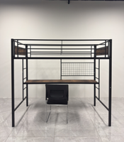 Lit superposé moderne en métal robuste pour dortoir, chambre à coucher, mobilier de maison - Vente en gros