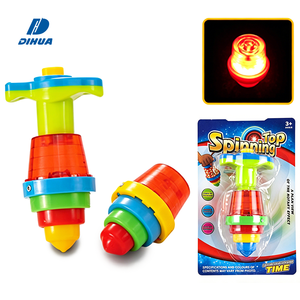 Juguete de Trompo LED para Niños, Set de 12 Trompos de Batalla con Luces Intermitentes, Divertidos Recuerdos para Fiestas de Cumpleaños, Juguete de Plástico - Product Image 1